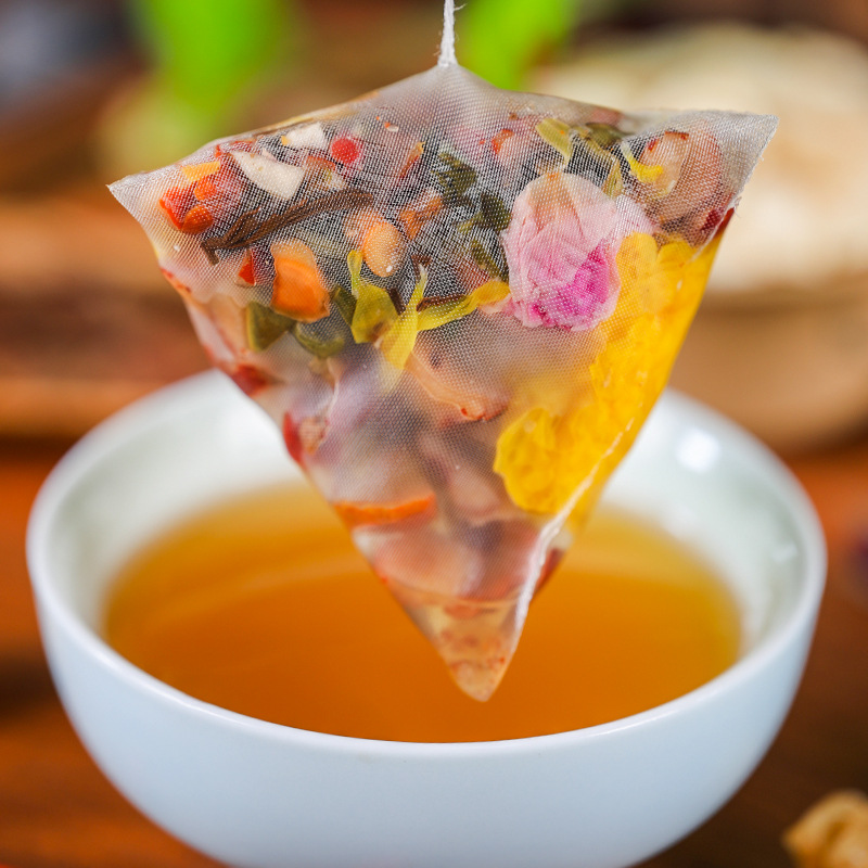 红参阿胶玫瑰茶亳州养生茶包独立小包装花茶果茶礼盒养生食品