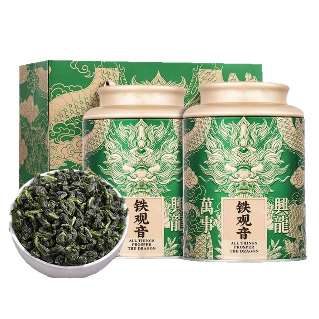 正宗铁观音新茶特级清香型自己喝乌龙茶口粮茶叶兰花香型散茶罐装